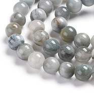 Natural Eagle Eye Beads Strands, Round, 6mm, Hole: 1mm, about 65pcs/strand, 15.55 inch(39.5cm)(X-G-I281-02-6mm)