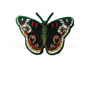 Butterfly Shape Computerized Embroidery Cloth Iron on/Sew on Patches, Costume Accessories, Colorful, 45x62mm(WG94800-03)