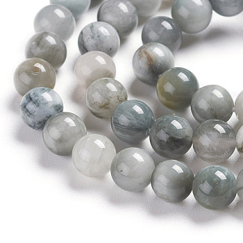 Natural Eagle Eye Beads Strands, Round, 6mm, Hole: 1mm, about 65pcs/strand, 15.55 inch(39.5cm)