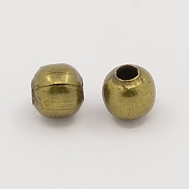 Mixed Brass Round Spacer Beads(J0K2F-M)-2