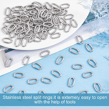 Elite 100Pcs 304 Stainless Steel Open Jump Rings(STAS-PH0004-41)-4
