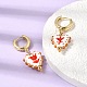 Brass Hoop Dangle Earrings(KK-CBA8324-26G-01)-2