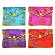 Rectangle Floral Embroidery Cloth Zipper Pouches(ABAG-YW0001-03B)-1