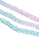 Transparent Painted Glass Beads Strands(DGLA-A034-T1mm-A22)-4