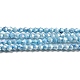 Opaque Baking Painted Glass Beads Strands(DGLA-F002-01E)-1