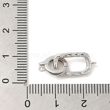 застежки из стерлингового серебра с родиевым покрытием 925(STER-G038-07P)-3