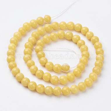 Natural Mashan Jade Round Beads Strands(X-G-D263-6mm-XS07)-3