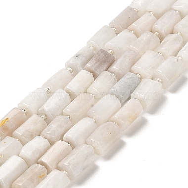 Column Rainbow Moonstone Beads