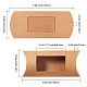 крафт-бумага подушка коробка конфет(CON-CJ0001-11B)-2