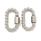 Non-Tarnish 304 Stainless Steel Screw Carabiner Lock Charms(STAS-C092-07P)-1