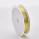 Round Copper Jewelry Wire(X-CWIR-Q006-0.3mm-G)-3
