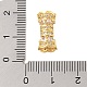 Rack Plating Brass Micro Pave Clear Cubic Zirconia Screw Clasps(KK-S384-24G-02)-3