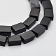 Brins de perles d'onyx noir naturel rectangle(G-N0154-11)-1