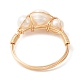 Natural Pearl Finger Ring(RJEW-JR00581)-2