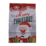 Garden Flag for Christmas, Double Sided Polyester House Flags, for Home Garden Yard Office Decorations, Santa Claus/Father Christmas, Colorful, 460x320x0.4mm, Hole: 18mm(AJEW-H108-B05)