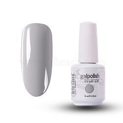 15ml Special Nail Gel, for Nail Art Stamping Print, Varnish Manicure Starter Kit, Silver, Bottle: 34x80mm(MRMJ-P006-A002)
