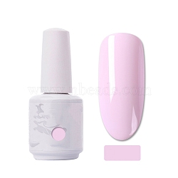 15ml Special Nail Gel, for Nail Art Stamping Print, Varnish Manicure Starter Kit, Lavender Blush, Bottle: 34x80mm(MRMJ-P006-B001)