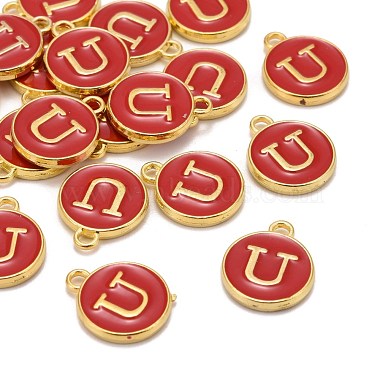 Golden Plated Alloy Enamel Charms(ENAM-S118-03U)-4