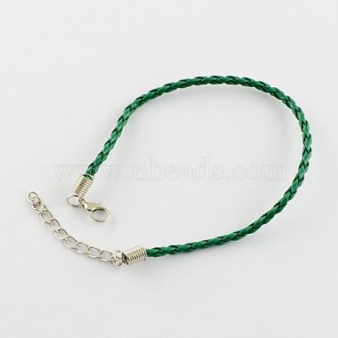 Trendy Braided Imitation Leather Bracelet Making(BJEW-S076-012)-2