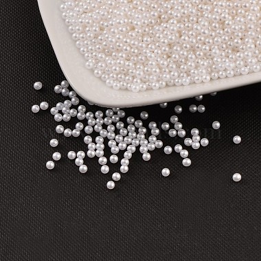 3mm White Round Acrylic Beads