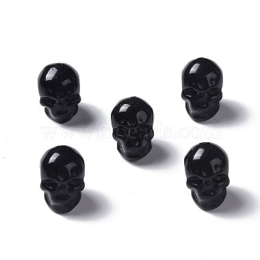 Skull Obsidian Beads