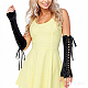 Polyamide Long Fingerless Gloves for Bride(AJEW-CN0007-19)-5