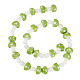1brins de perles fil&eacute;es &agrave; la main(LAMP-TA0001-84J)-1