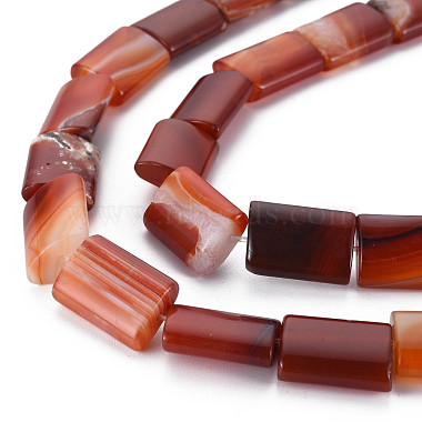 Brazil Red Agate Beads Strands(G-S359-351A)-3