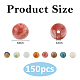 150 perles d'amazonite &agrave; fleurs naturelles(G-DC0001-53)-2
