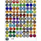 Printed Transparent Glass Cabochons(GL-CBAA22A-01)-2