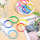 40Pcs 10 Colors Word Star Student Silicone Cord Bracelets Set Wristband(BJEW-GF0001-13)-4