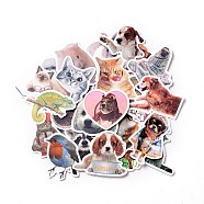 Waterproof Self Adhesive Paper Stickers, for Suitcase, Skateboard, Refrigerator, Helmet, Mobile Phone Shell, Animal Pattern, 42~74x40~80x0.2mm, about 52pcs/bag(DIY-F108-13)