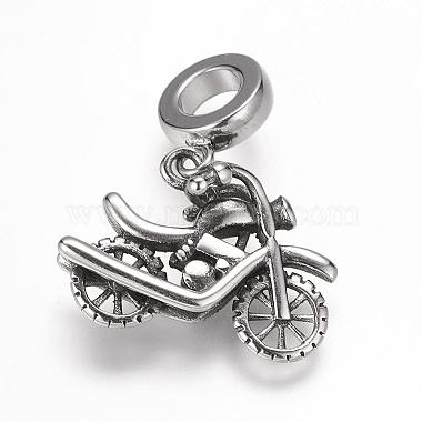 304 Stainless Steel European Dangle Charms(OPDL-K001-02AS)-2