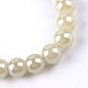 Chapelets de perles en verre galvanoplastique(EGLA-Q062-8mm-E08)-2