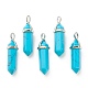 Synthetic Turquoise Pendants(G-M378-01P-A28)-1