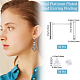 40Pcs Brass Stud Earring Findings(KK-BBC0005-21P)-2
