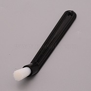Nylon Brush Cleaning Tool, with Plastic Handle, for Coffee Machines Cleaning, Black, 147x19.5x40mm, Hole: 3.5mm(TOOL-WH0134-43)