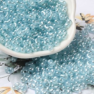 Light Sky Blue Acrylic Beads