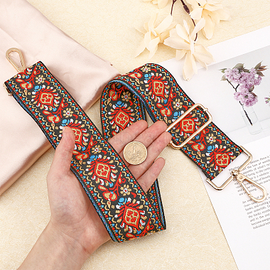 Ethnic Style Polyester Adjustable Bag Handles(FIND-WH0129-24B)-3