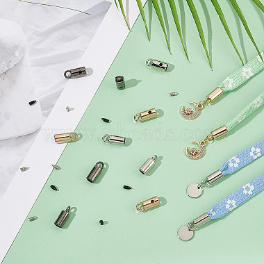 48Pcs 3 Colors Zinc Alloy Cord Ends(FIND-PH0023-60A)-4