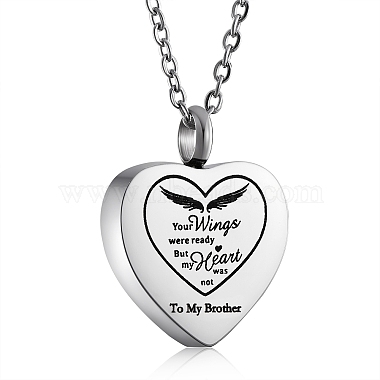 Word Stainless Steel Necklaces
