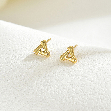 Triangle Stainless Steel Stud Earrings