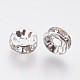 Brass Rhinestone Spacer Beads(RB-A003-8MM-S)-2