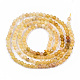 Gradient Style Natural Yellow Opal Beads Strands(G-S362-073)-2