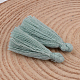 Décorations avec pendentif gland en fil de coton(NWIR-P001-03-75)-1