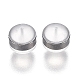 Латунные кольца силиконовые гайки для ушей(SIL-N003-04B)-1