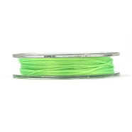 Strong Stretchy Beading Elastic Thread, Flat Elastic Crystal String, Lime, 0.8mm, about 10.93 yards(10m)/roll(EW-N002-14)