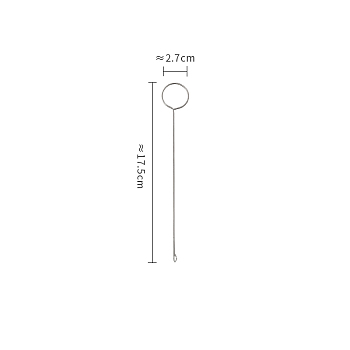 Steel Sewing Loop Turner Hooks, Long Loop Turner Tool with Latch, for Fabric Belts Strips DIY Knitting Accessories, Stainless Steel Color, 175x27mm, Pin: 1.5mm.