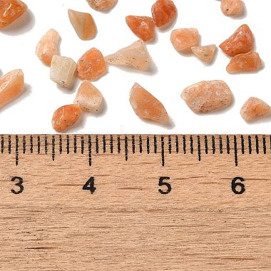 Natural Red Aventurine Chip Beads(G-O103-01)-4