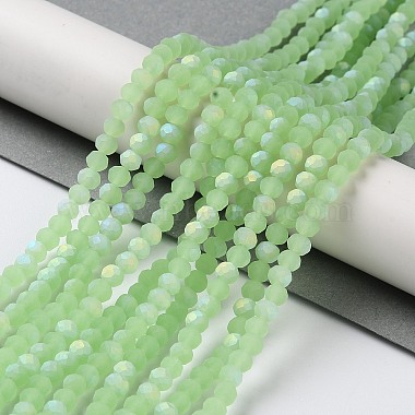 imitation jade perles de verre brins(EGLA-A034-J4mm-MB01)-2